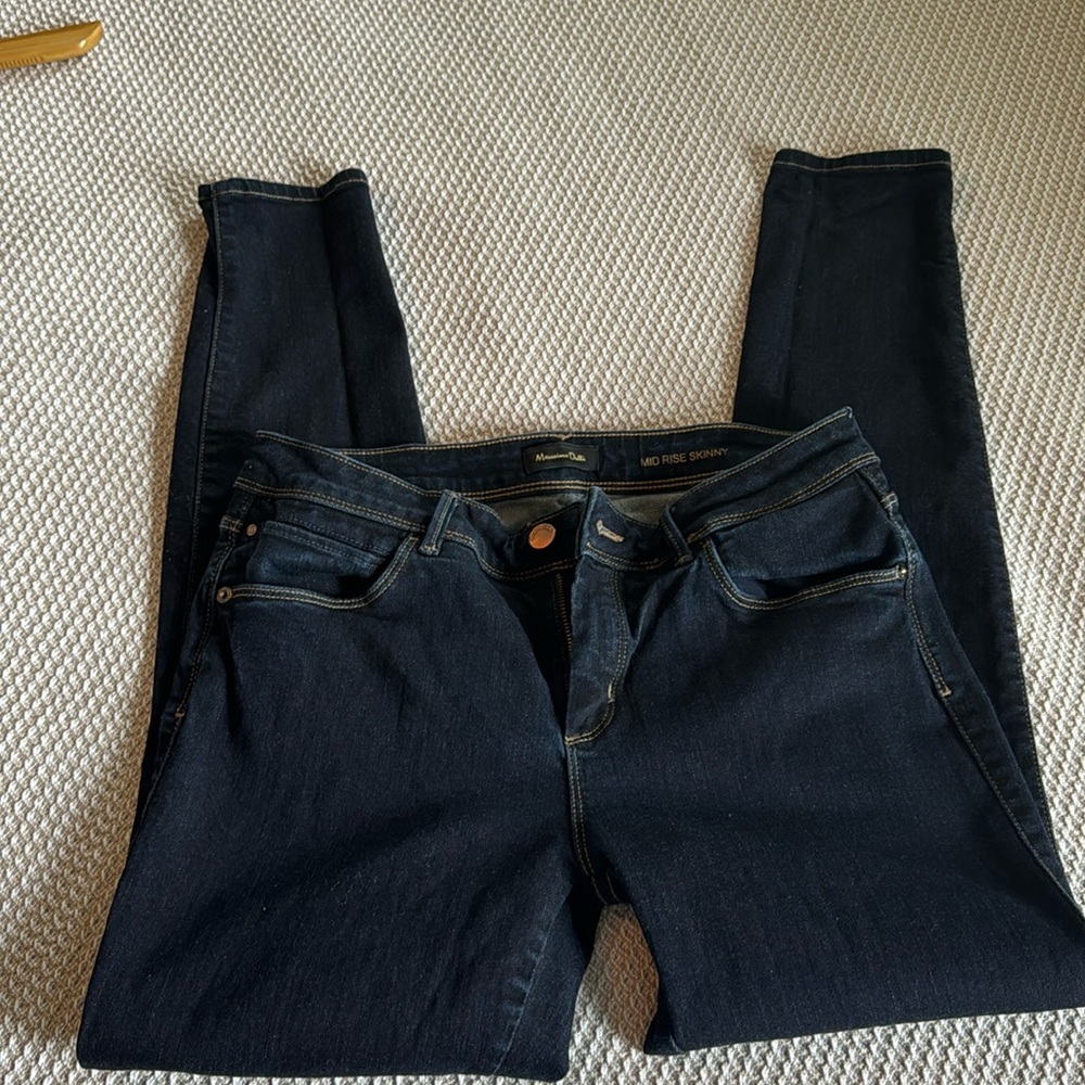 Massimo Dutton midrise skinny jean